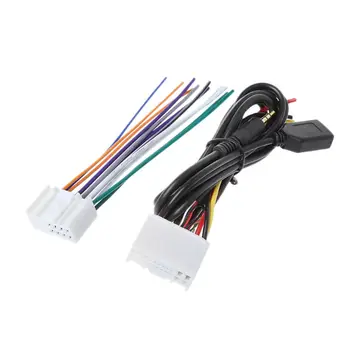 Конектор кабели кабели, радиоадаптер, антена, Автомобилен кабел с конектор USB и AUX D7WD