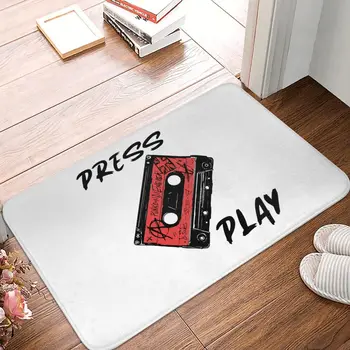 Лента подложка за баня Press Play Червен Мат Фланелевый килим Уличен мат Декорация на дома