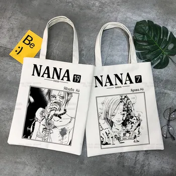 Холщовая чанта Nana Manga Голям капацитет BLAST Рен Honjo Чанта Nana до osaki Чанта През рамо за Еднократна употреба Nana Komatsu Студентски Чанта за Книги