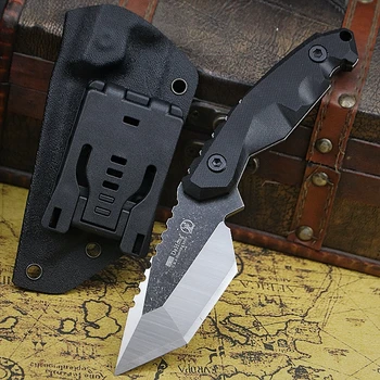 Американски ловен нож DEHONG SA-24-1 от стомана DC53, остри тактически прав нож, специфичен за скандинавските ловци.