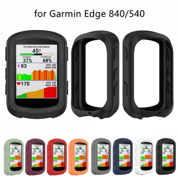 Велосипеден GPS-компютър Защитен калъф за Garmin Edge 840 540 Силиконов защитен калъф, протектор на екрана, хронометър, аксесоари за велосипед