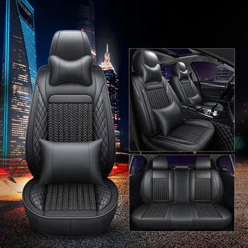 Високо качество! Пълен комплект калъфи за автомобилни седалки на Ford Escape 2019-2013, удобна мода дишаща еко-възглавница за седалка, безплатна доставка