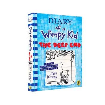 Milumilu Дневник Of A Wimpy Kid # 15 The Deep End Оригинални английски книги