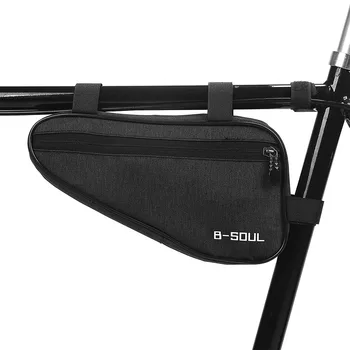 Непромокаемая велосипедна чанта с голям капацитет на МТБ Пътна рама Чанта Триъгълна Чанта Водоустойчива оборудване запечатване Велосипедна чанта и Аксесоари за багажника