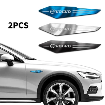 2 елемента Светлоотразителни, Автомобилни Икони За Украса на Страничните Крила на Купето Етикети на Икони За Volvo RDESIGN V40 V60 V90 XC60 XC90 XC40 S60 S90