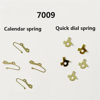 Детайли за часовници, Подходящи за механизъм Seiko 7009, Календарната система, Пружинна притискателния плоча с бързото циферблат, части за поддръжка часа 7009A