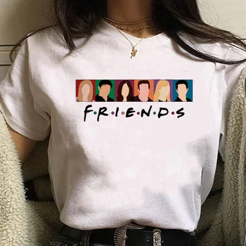 Friends Tv Chandler Bing топ женска тениска с графична мангой за момичета, дизайнер на манга, дрехи от аниме