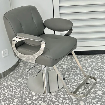 Професионално коса стол с ергономичен откидывающимся стол за грим, въртящо се Sillones De Barberia, Професионална Луксозно обзавеждане