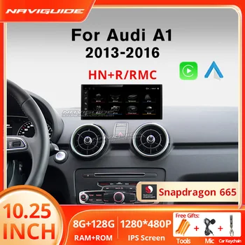 NAVIGUIDE 10,25-Инчов Екран Carplay Радиото в автомобила На Audi A1 2013-2018 HN + R RMC Мултимедиен Плейър Авто Стерео Главното Устройство 4G Wifi BT