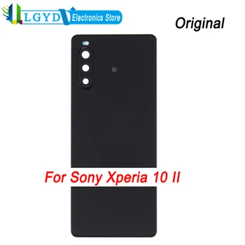 Оригиналната задната част на кутията на батерията с пръстов отпечатък за Sony Xperia 10 II