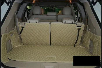 луксозна подложка за багажник на кола от влакнеста кожа за Nissan Pathfinder 2013 2014 2015 2016 2017 2018 2019 2020 автомобилни аксесоари