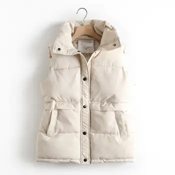 Женски палта, връхни дрехи за жени, стилно дамско зимно палто, дебел топъл ветрозащитный жилетка с отворотами, Удобни джобове