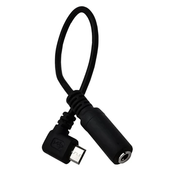 Трайност Подмяна на кабел Micro USB е от мъжки 3.5 мм женски тип