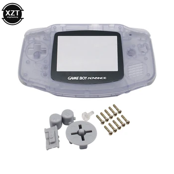 1бр Сменяеми Прозрачни Пълен Корпус на Shell За Nintendo Game Boy Advance Висококачествени Здрави Прозрачни Резервни Части За Ремонт на Корпуса