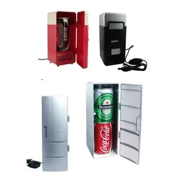 тенис на притурка с мини-USB, малък/Голям размер, Кутии за напитки, Охлаждане, топло, Хладилник с вътрешна led подсветка, USB хладилник.