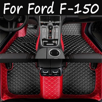 За Ford F-150 F150 F 150 4 Врати 2020 2021 2019 2017 2018 2015 2016 Автомобилни Постелки Аксесоари За интериора на Килими Автостайлинг