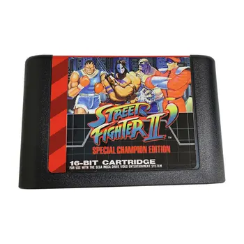 Игрална карта STREET TIGHTER II SCE MD за Mega Drive, за Sega Genesis и за оригинална конзола