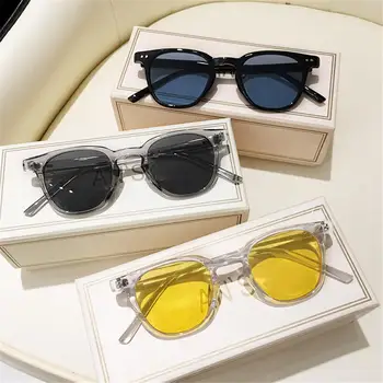 Нови Модни Реколта Квадратни Слънчеви Очила Дамски Големи Слънчеви Очила Мъжки Черни Очила с UV400 Велосипедни Очила Маркови Дизайнерски Нюанси