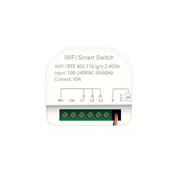 Sasha Алекса Wifi Smart Switch 3gang МИНИ-Таймер за Включване-изключване на Устройството Casa Inteligente Модули за автоматизация на Дома
