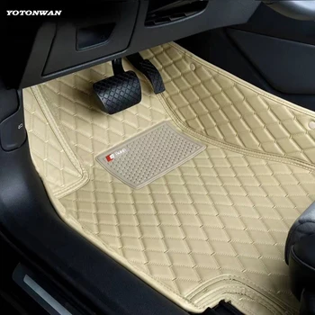3D Обичай непромокаеми кожени мини автомобилни постелки за Hyundai Всички модели Solaris Tucson2016 Sonata Ix25 I30 Автоаксесоари