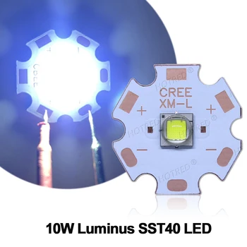 Оригиналната 10 Watt Led Лампа sst40 SST-40 Студено Бял Цвят 3 3,6 В 1100lm Чип Замени CREE XML2 T6 Топчета COB Излъчващите Диоди за фенерче