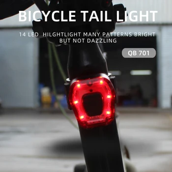 Умен лампа, водоустойчив, plug-in hybrid чрез USB, задна светлина за велоспорта, сигналната лампа за сигурност, led аксесоари