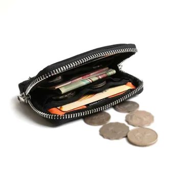 Мъжки портфейл, слушалки, чанта за съхранение, притежател на кредитна карта, калъф за момчета и момичета, органайзер за банкови карти, портфейл за монети с цип