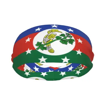 Флаг на щата Чин, Еластична дъвка за коса, Облекло за Йога, грим, панделка за коса, превръзка на главата.