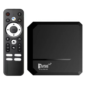 Smart TV Box 2.4 / 5G с двойно Wi-Fi, 3D мултимедиен плейър, TV-конзола за домашно кино, штепсельная вилица ЕС, трайни