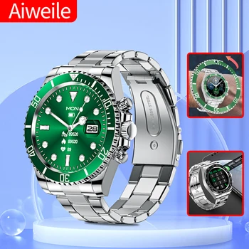 Aiweile AW12 Нов Стил на Луксозни Смарт Часовник С Циферблат, За да Отговорите На Обаждане За Мъже, Водоустойчиви Спорт Цифрови Часовници и Подарък Безплатна Доставка