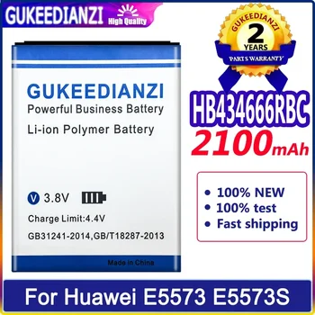 GUKEEDIANZI HB434666RBC Батерия 2100 mah За Huawei E5573 E5573S E5573S-32 E5573S-320 E5573S-606 E5573S-806 Батерия за мобилен телефон