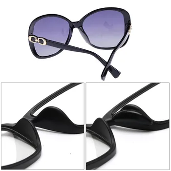 10 Двойки самозалепващи очила Слънчеви очила Залепваща силиконова нескользящая наклеечка на носа облицовка Слънчеви очила за бели дъски