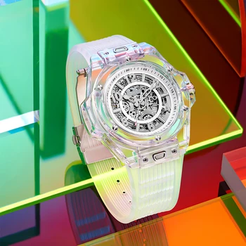 ONOLA 2023 Нови мъжки напълно автоматични луксозни часовници Водоустойчиви модни луксозни механични часовници