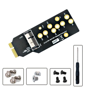12 + 6 Pin Wifi bluetooth Модул Протектор Адаптер за BCM94360CD BCM94331CD BCM94360CS BCM94360CS2 BCM943224PCIEBT2