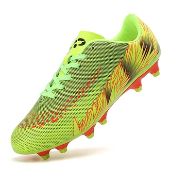 мъжки футболни обувки chuteira de campo е С изкуствена Трева, устойчива на плъзгане Детски Футболни обувки TF / FG, Размери на спортната тренировка обувки 32-45