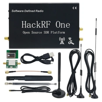 1 Mhz-6 Ghz За Hackrf One R9 V1.7.0 СПТ Програмно Дефинирани Радио В събирането на Черен Корпус С Антени LNA Лесна инсталация