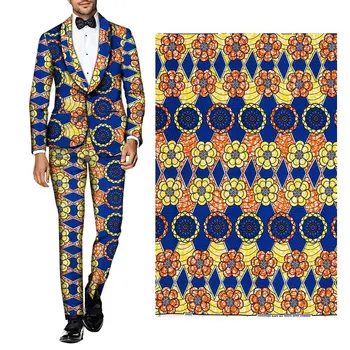 Плат Анкара, восък, африканска плат, 100% Висококачествен плат с африкански восъчните разпечатки, 2024, Мека, 6 ярда за рокли