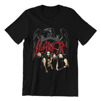Тениска на SLAYER, е американска траш метъл-рок-група, памучен суитчър на пръстените