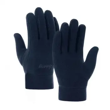 Ръкавици за колоездене на открито, Ветроупорен флисовые ръкавици за мъже и жени, топли ръкавици за колоездене на открито за стабилност