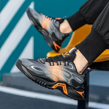 Damyuan/ Мъжки Ежедневни Обувки Големи Размери, Модерен Дизайнерски Обувки На платформа, Спортни Обувки, За разходки На Открито, Удобни Zapatos