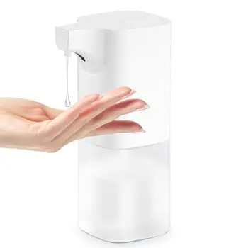 Умна опаковка сапун, Прозрачна автоматична интелектуална пяна, безконтактен сензор, Дозатори за сапун на вашия плот за баня, захранващи сапун за ръце