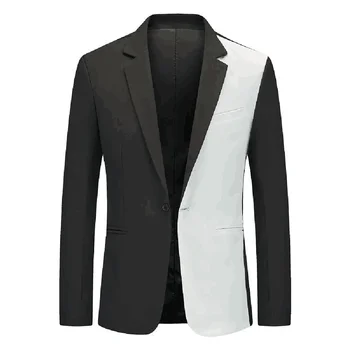 2023 Костюм подходящ цвят, яке, европейски и американски мъжки костюм Single West, мъжко яке, сако, мъжко яке, за мъже