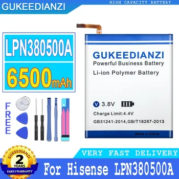 Батерия GUKEEDIANZI за Hisense LPN380500A, батерия за мобилен телефон и голяма мощност, 6500 mah