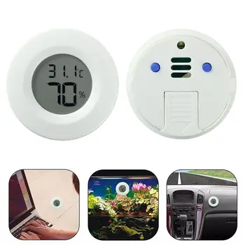 Мини-влагомер, термометър, LCD дигитален монитор, през Цялата измерване на влажност, температурен сензор за овлажнители за въздух Изсушители на въздух за дома