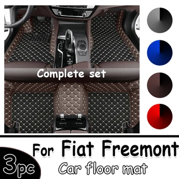 Автомобилни Постелки За Dodge Journey Fiat Freemont 2011 ~ 2019 7seat Водоустойчив Tapetes Para Automovil Автомобилни Постелки За Пода на Аксесоари за Автомобили