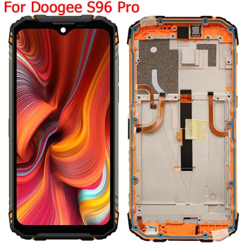 За Doogee S96 Pro LCD дисплей Сензорен Екран С Рамка 6,22 