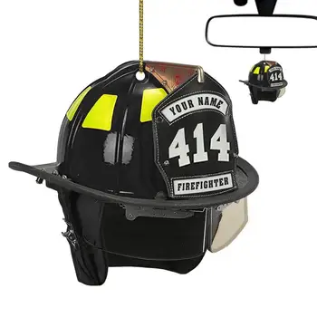 Коледен орнамент Пожарникар Акрилни Украшение на шапката на 