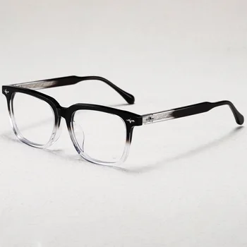 Оптични очила за мъже и жени с Ретро Дизайнер 1025 Модни Квадратни рамки от ацетат фибростъкло в европейския и американския стил