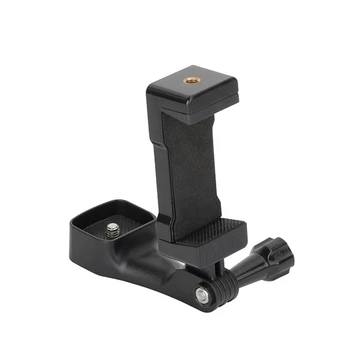 Основен притежател на джобна камера 2в1 с клипс за телефон Ръчно Универсална скоба-адаптер за 1/4 Osmo Pocket 3 Аксесоари