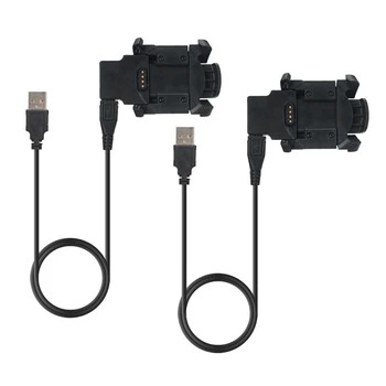 2X USB кабел за бързо зареждане, докинг станция за зарядното устройство, Синхронизация на данни за Garmin Fenix 3 HR, Часовници Quatix 3 Smart